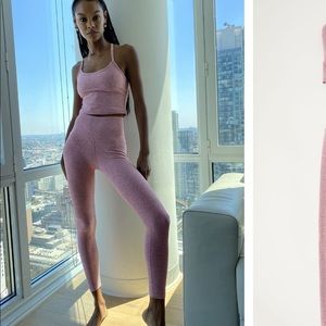 Beyond Yoga caught in the midi space dye legging